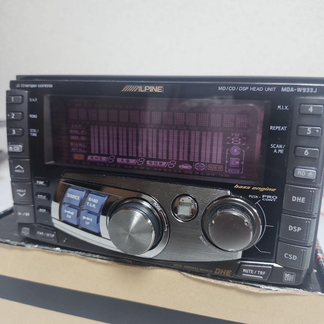 ALPINE MDA-W933J MD/CD/DSPヘッドユニット - メルカリ