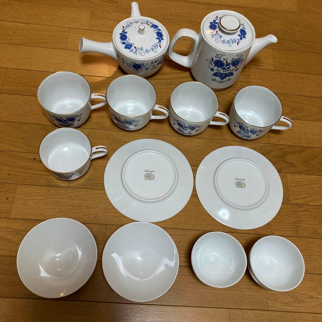 オールドノリタケ ニットーロイヤル RC ポットカップ急須茶碗湯呑み