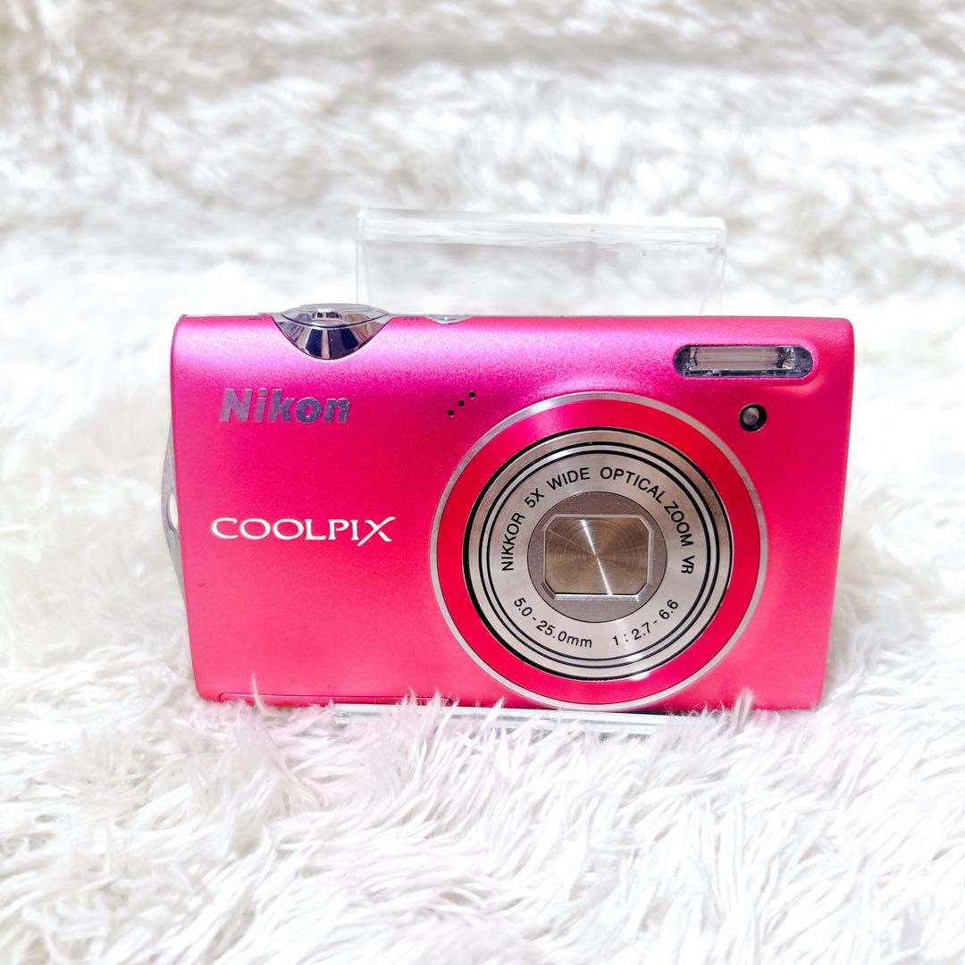 極美品】 Nikon COOLPIX S5100 ピンク 5倍光学ズーム - メルカリ