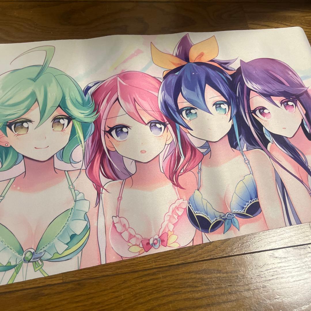 遊戯王 ヒロイン ヒロインズ プレイマット 柚子 セレナ リン 瑠璃