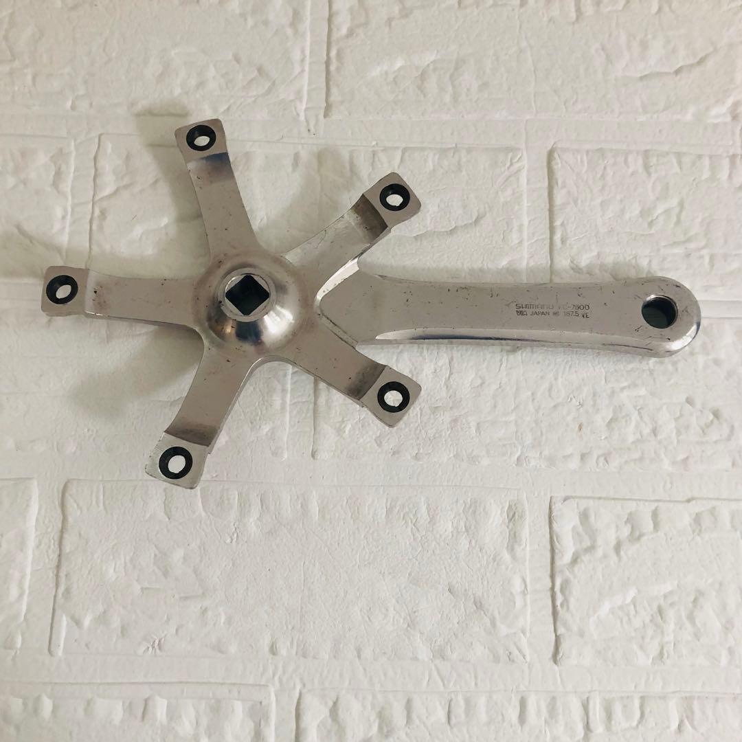 シマノ NJS ピスト クランク FC-7600 167.5mm ネジなし