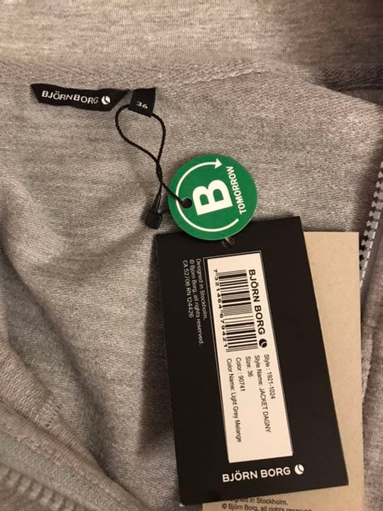 ビヨンボルグ テニスウェア グレーアウター 36サイズ 新品 - メルカリ