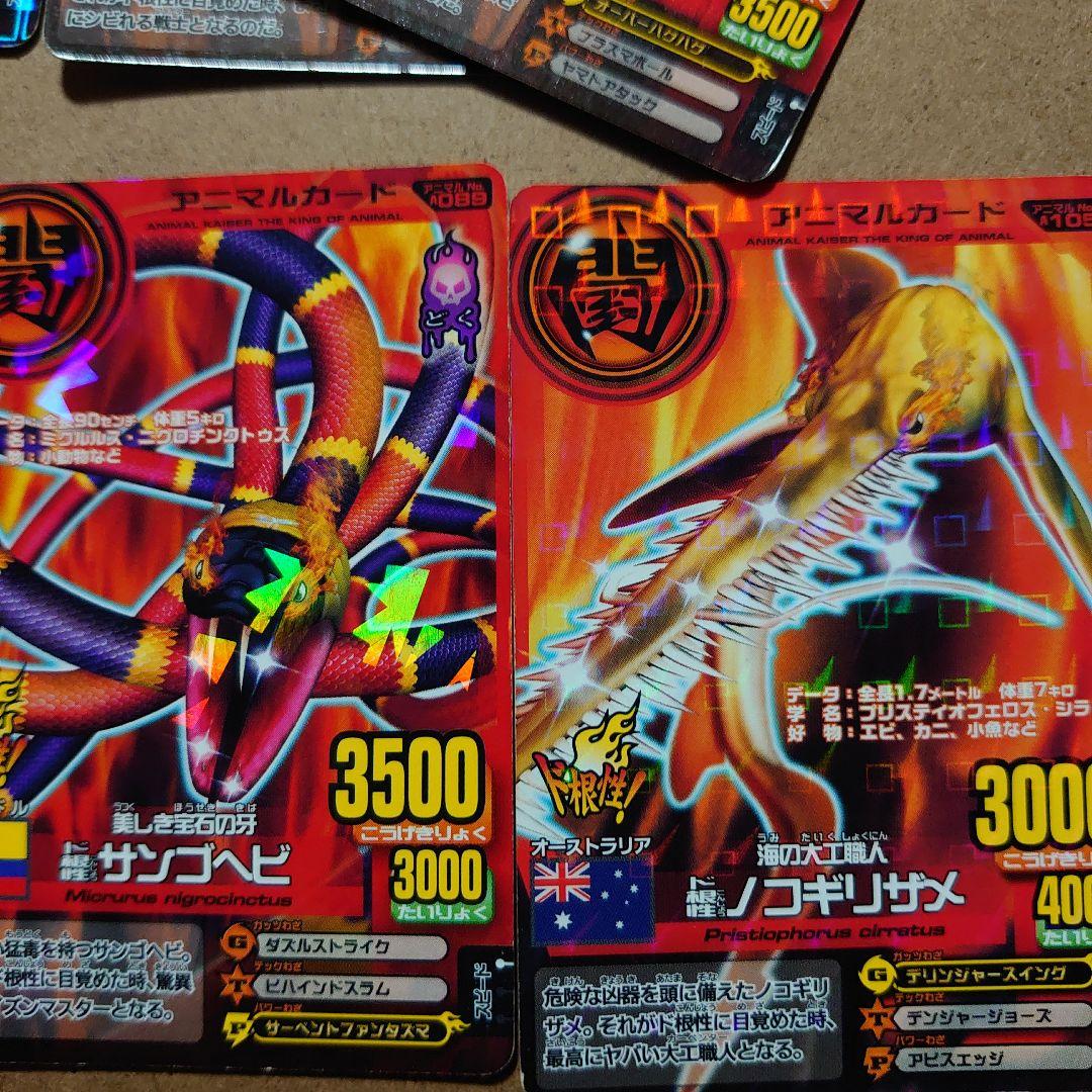 アニマルカイザー二代目、ド根性9種類11枚セット - メルカリ
