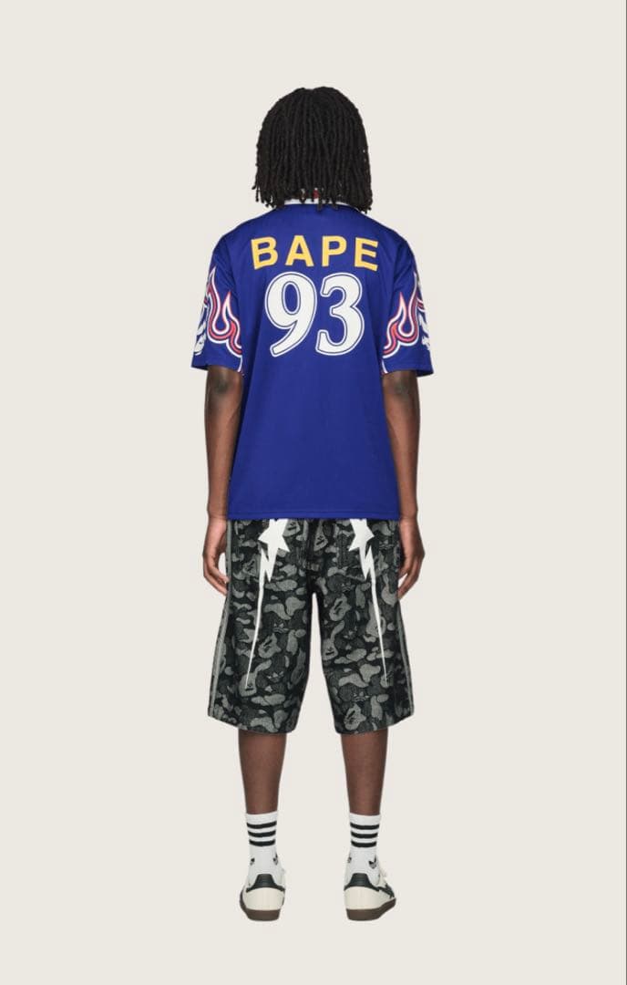 A BATHING APE x adidas Flame Jersey XL - メルカリ