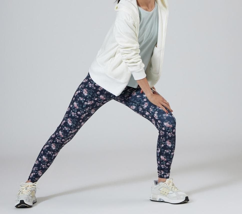 チャコット ヨガ ピラティス レギンス プチローズ 花柄