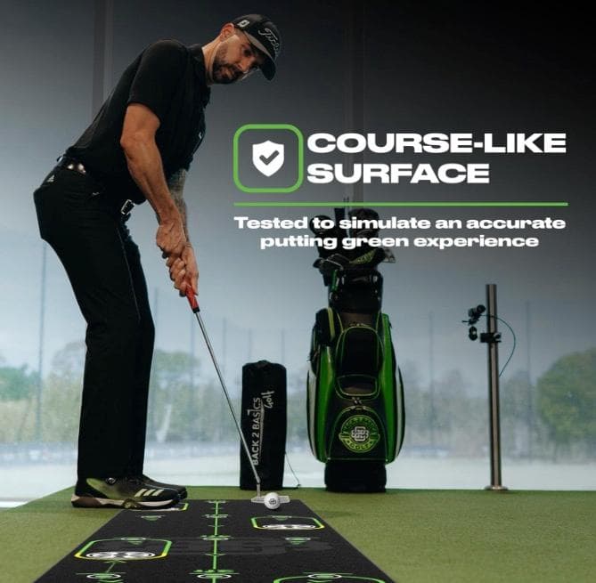 BACK2BASICSGOLF パターマット パター練習マット ゴルフ 練習 - メルカリ