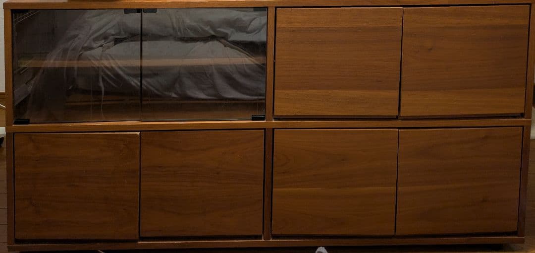 2/13まで　無印良品　ウォールナット　チェストボード 約41×162×84cm 2/13まで 無印良品 ウォールナット チェストボード 約41×162×84cm