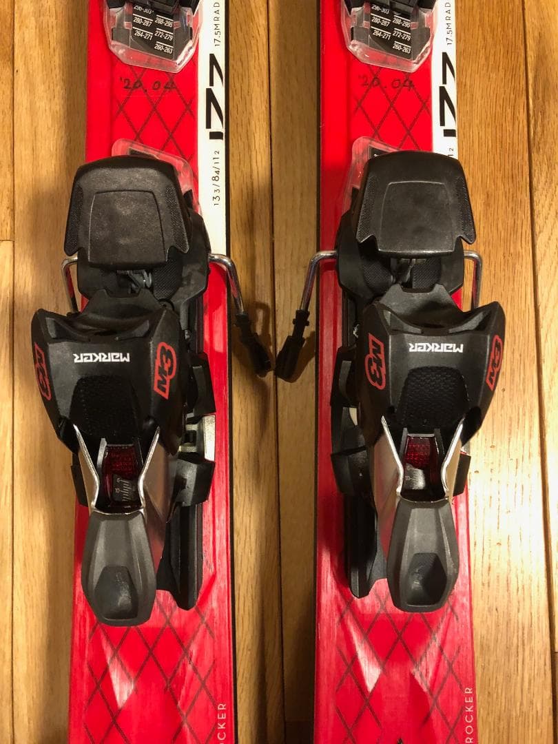 K2 IKONIC 84 スキー板 赤 バインディング付き - メルカリ