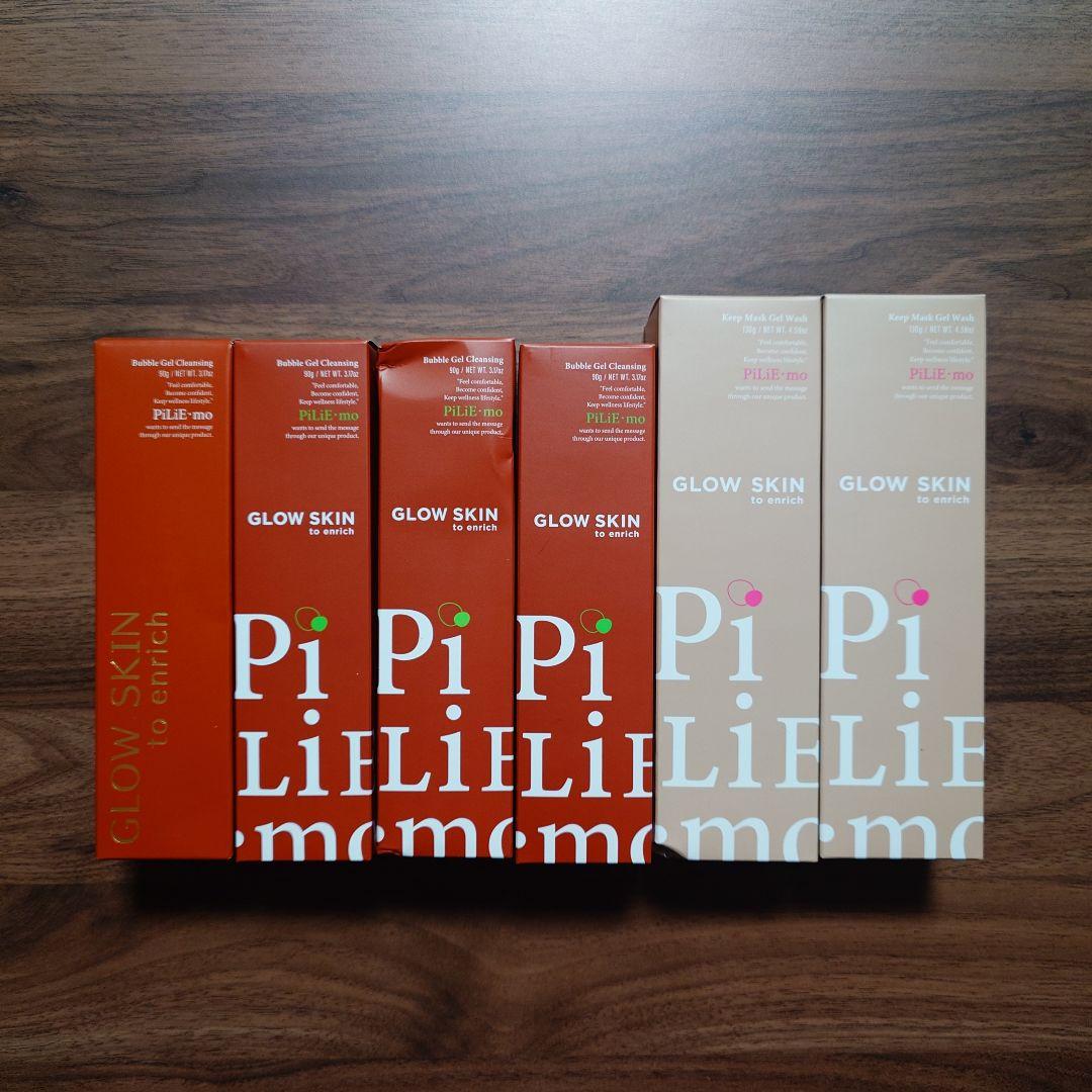 ピリモ　バブルジェルクレンジング　キープマスクジェルウォッシュ PiLiE・mo（ピリモ） 【 3組セット 】 バブルジェルクレンジング 90g
