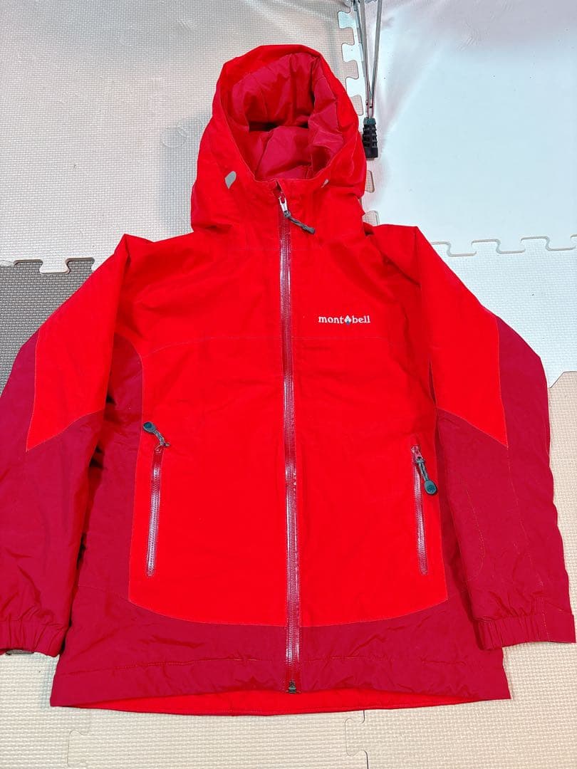 大特価 [timesale]montbell キッズ スキーウェア 上下セット 140 montbell