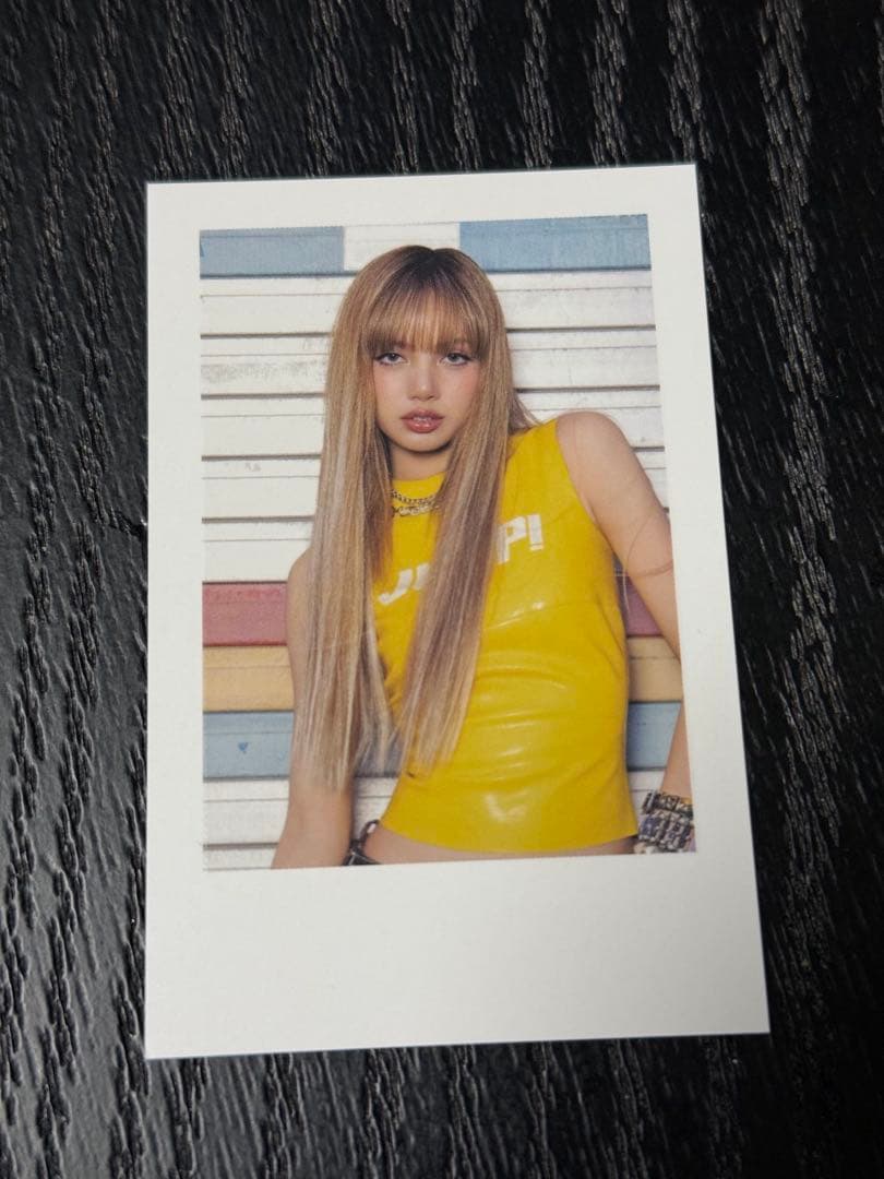 BLACKPINK DEADLINE 韓国 ラキドロ 特典 チェキ風ポカ リサ - メルカリ