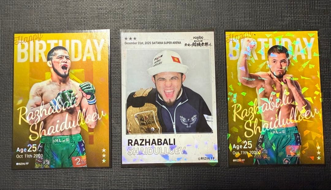 シェイドゥラエフ RIZINコレクションカード ライコレ - メルカリ