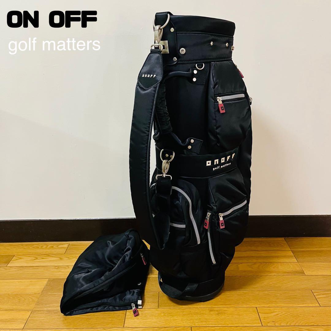 美品　ONOFFキャディバッグ　送料込み ONOFF（オノフ） キャディバッグ OB0225 2025年モデル 男女兼用 9型 47