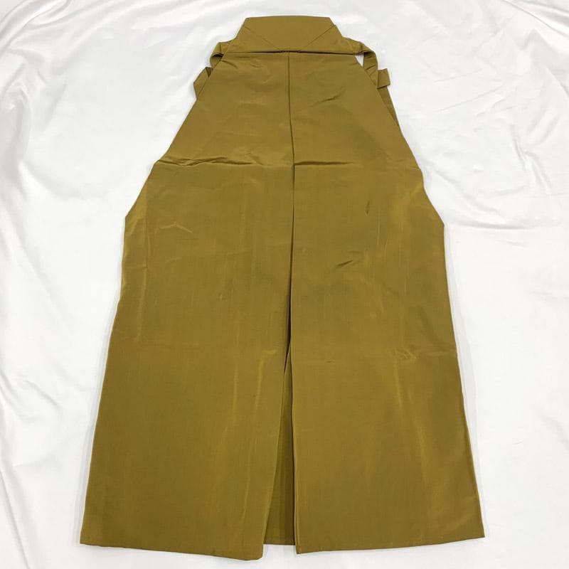 602bj11■袴 ジュニア カーキ色 (紐下丈 83.5cm)ハーフ成人式