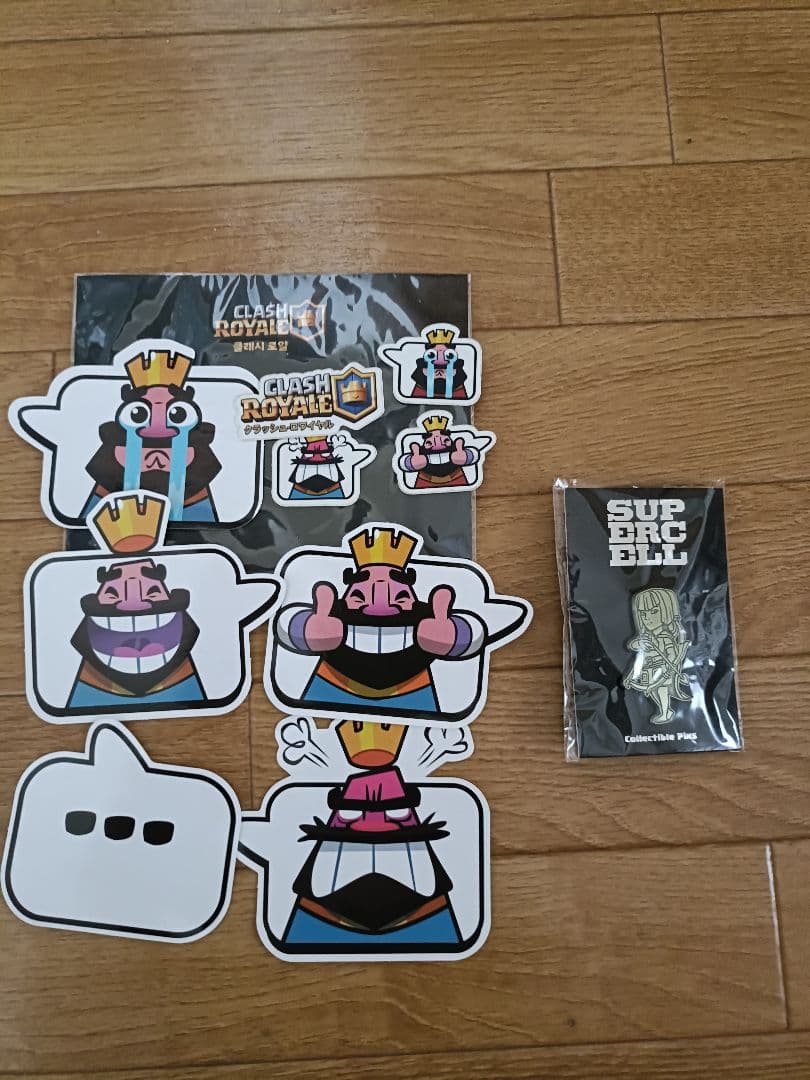 非売品 クラロワ ステッカー シール ピンバッジ クラッシュロワイヤル