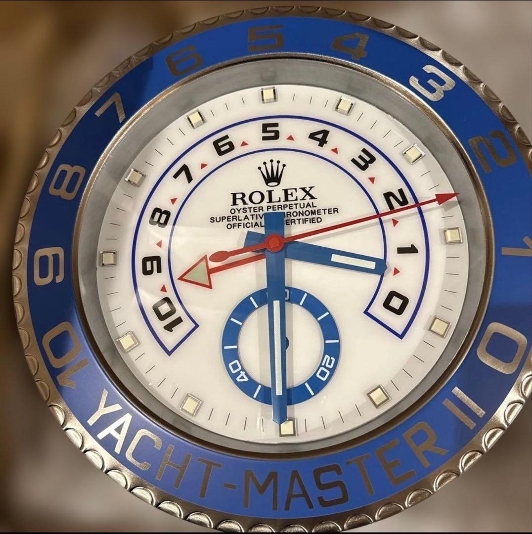 ROLEX Yacht-Master ホワイト/ブルー ロレックス ヨットマスターII 116681.WHBLNOホワイト/青針 オイスター