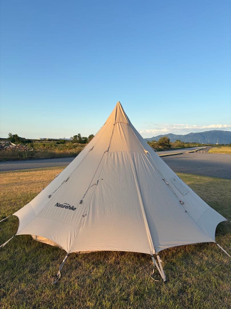 Naturehike コットンピラミッドラージテント ブライトン12.3」　中古 Naturehike コットンピラミッドラージテント ブライトン12.3」 中古