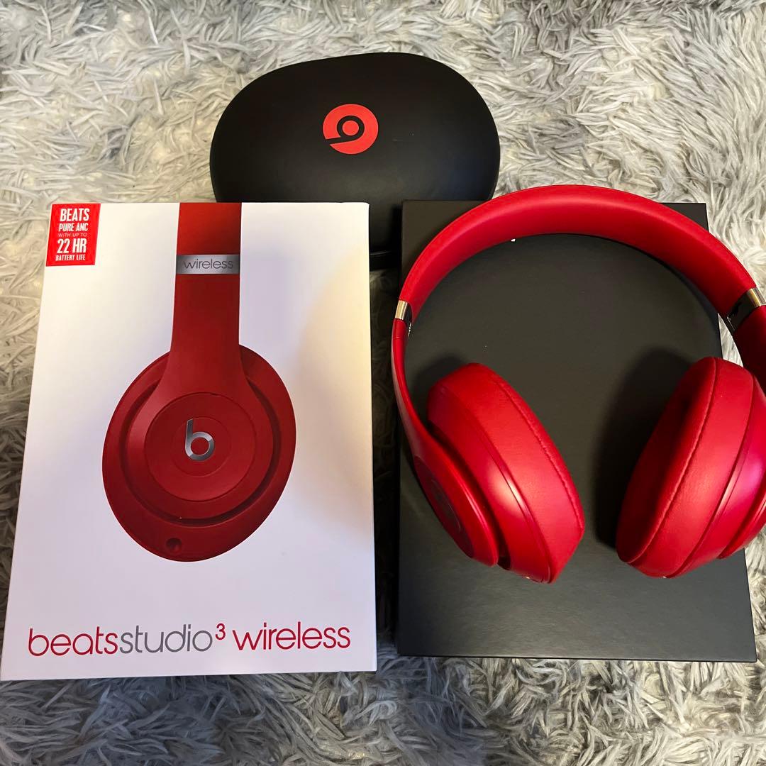 Beats Studio3 ワイヤレスヘッドホン レッド 楽天市場】Beats Studio3 Wireless ワイヤレスノイズキャンセリング