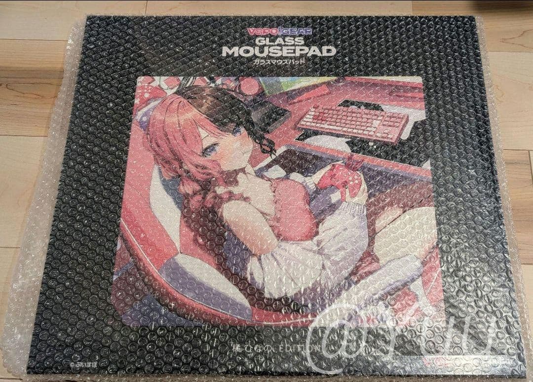 新品未開封】ぶいすぽっ！ ガラスマウスパッド 橘ひなの VSPO! GEAR
