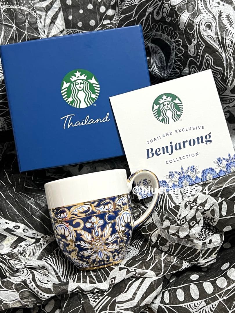 1点のみ タイ 限定ストア スターバックス ベンジャロン焼き マグ 2025