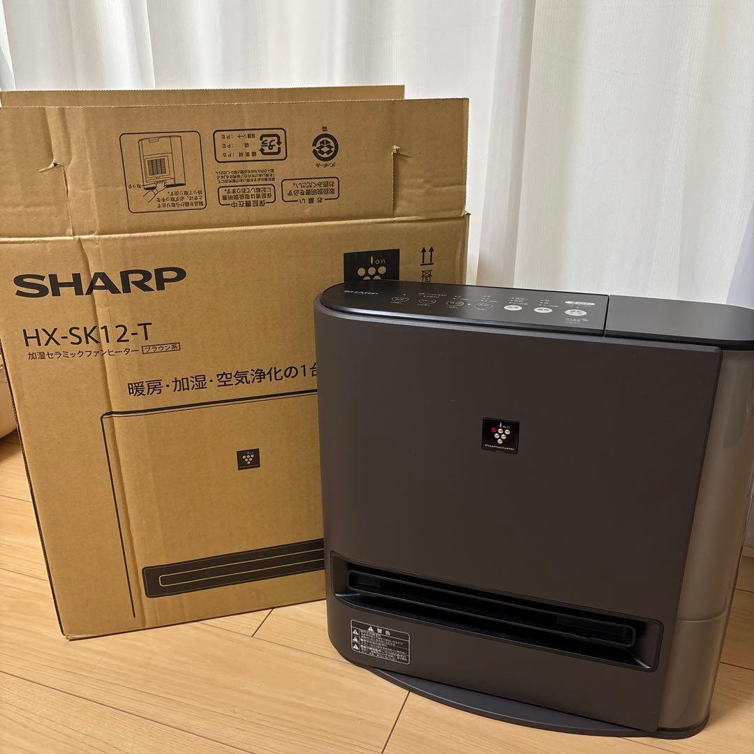 SHARP HX-SK12-T 加湿セラミックファンヒーター 2024年製 - メルカリ