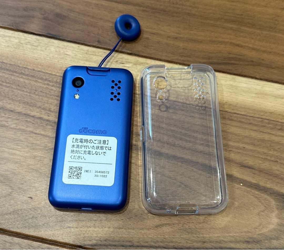 ドコモ キッズ携帯 KY-41C 本体 ブルー キッズケータイ 小学生 - メルカリ
