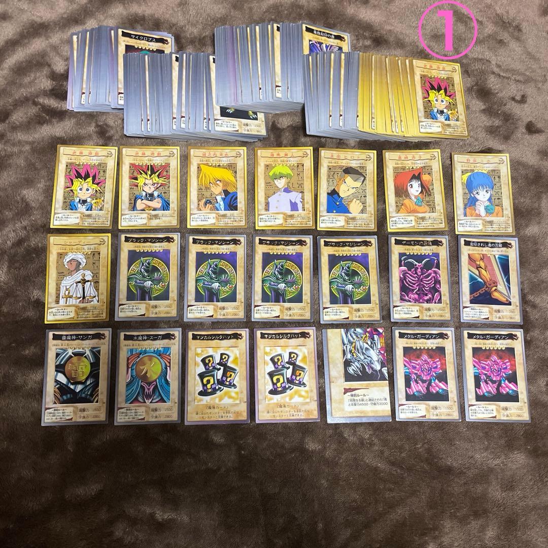 初期 バンダイ 遊戯王 約360枚 まとめ ブラックマジシャン デーモンの召喚
