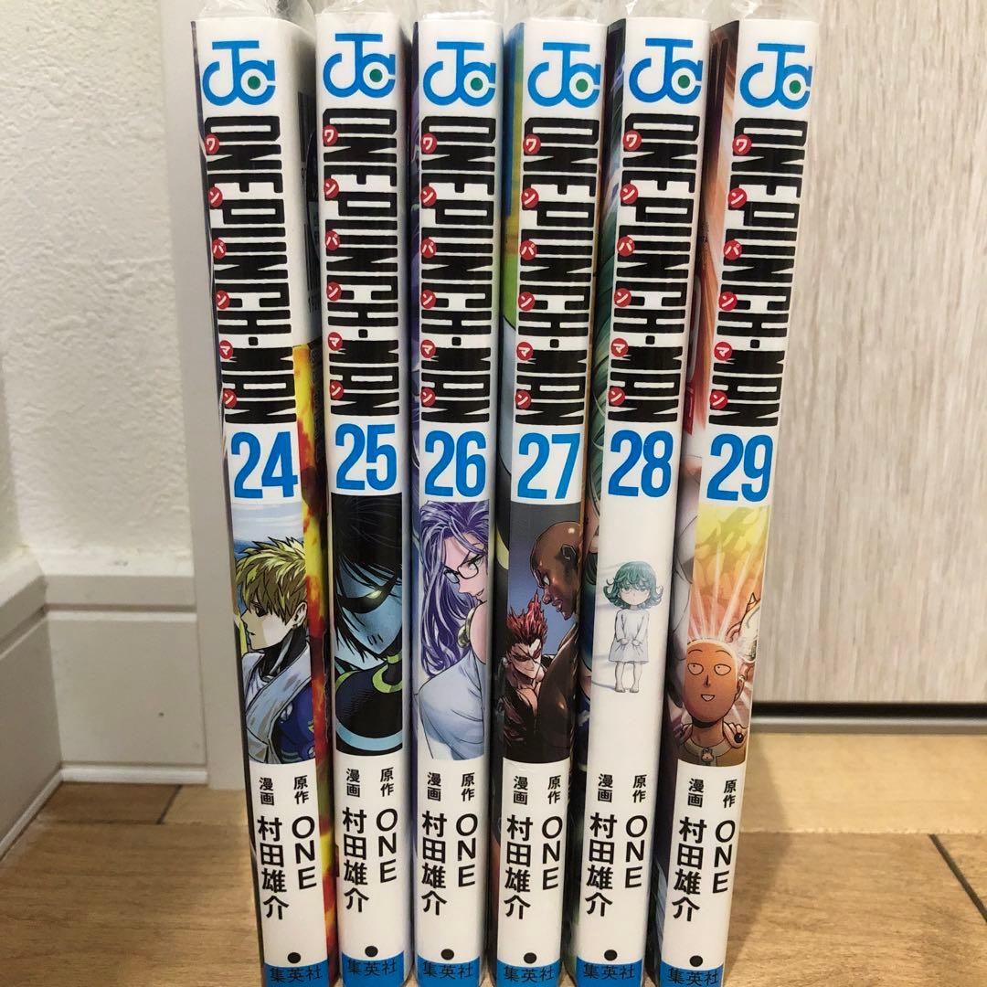 ワンパンマン 24〜29巻 続巻 マンガ 全6巻セット 漫画 全巻初版発行