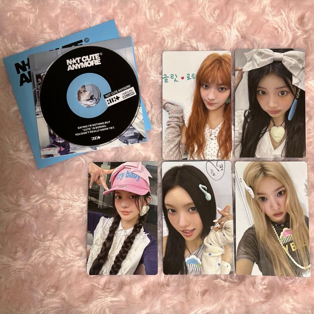 ILLIT NOT CUTE ANYMORE ポーチ トレカ 5枚 CD セット - メルカリ