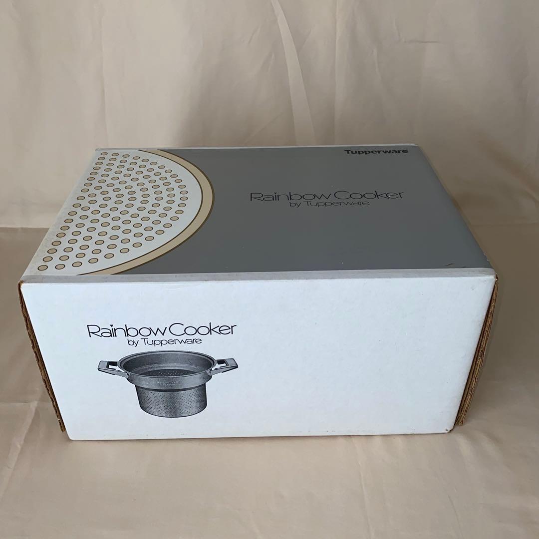 新品 未開封 タッパーウェア レインボークッカー 21cm寸胴鍋用