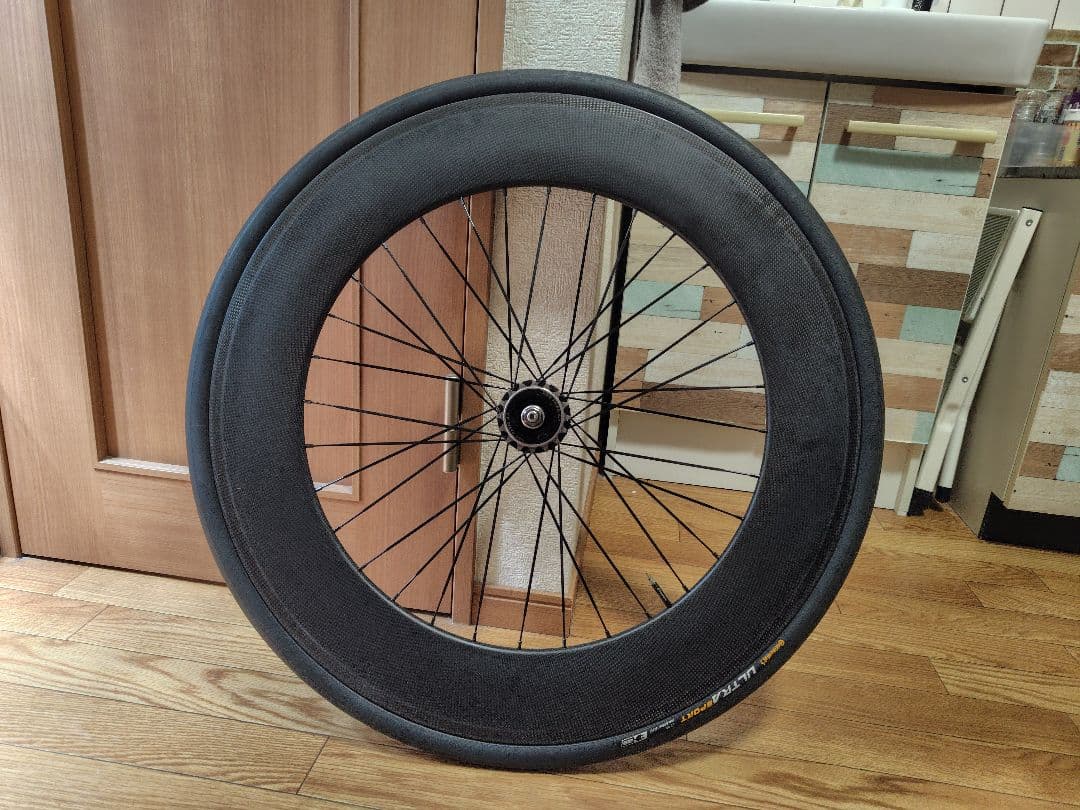 88mm ディープリムカーボンホイール リア ピスト