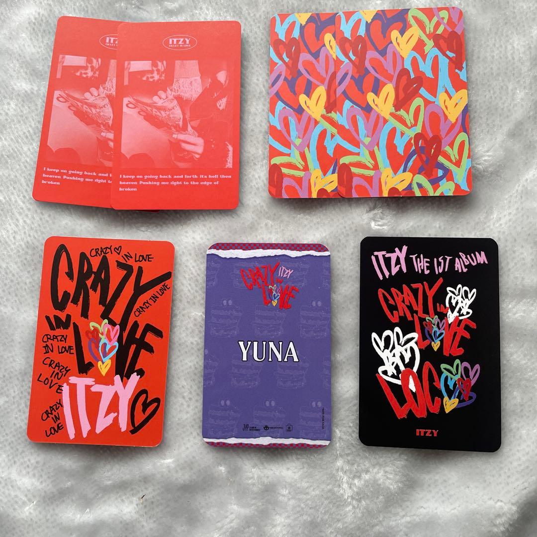 ITZY CRAZY IN LOVE ユナ トレカ - メルカリ