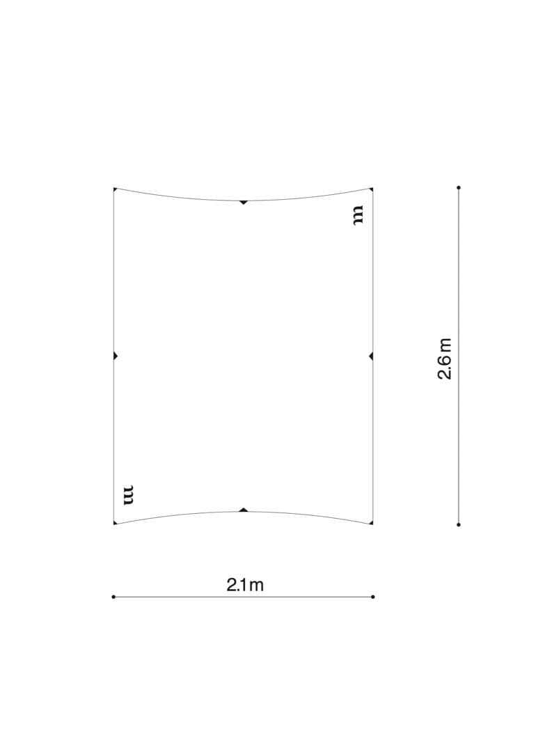 最終価格 / USED / ロープ無し】ラピードタープ ブラック - メルカリ