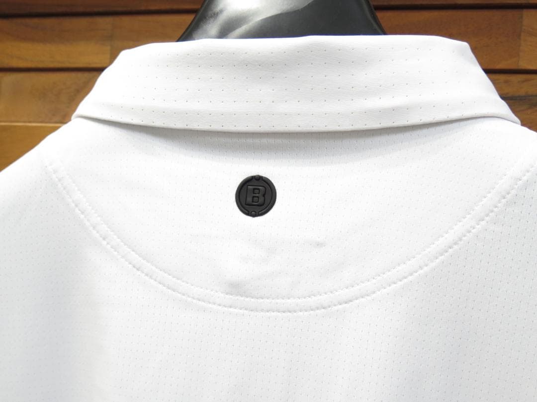 ⓁBRIEFING GOLF ブリーフィングゴルフパンチングメッシュシャツ白