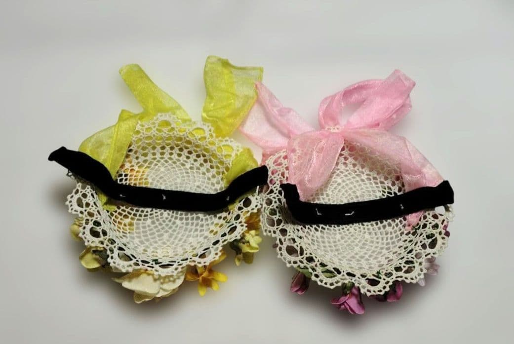 アダルト ロマンチックチュチュ 2着 訳あり サテンとオーガンジー 帽子