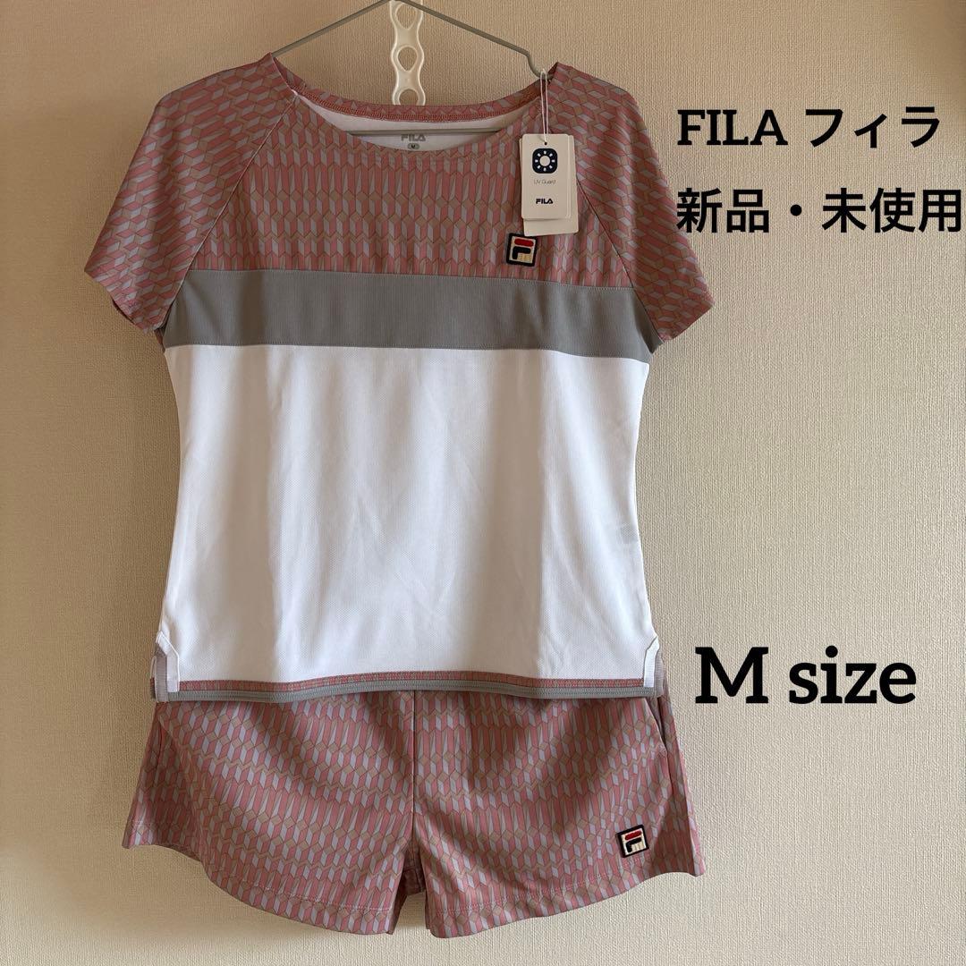FILA 新品・未使用　セットアップ　Mサイズ FILA（フィラ） セットアップ とろみポンチ プルオーバーパーカー