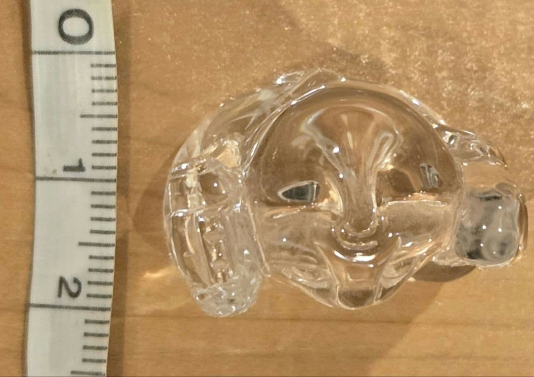 希少【愛光堂 刻印入】天然水晶 招き猫 ／自由が丘の名店購入 本物