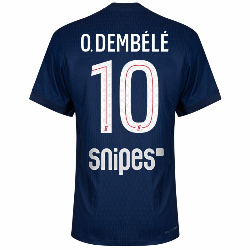 Nike PSG Dri-Fit ADV Home O.Dembélé 10 Jersey 2025-2026 (Official