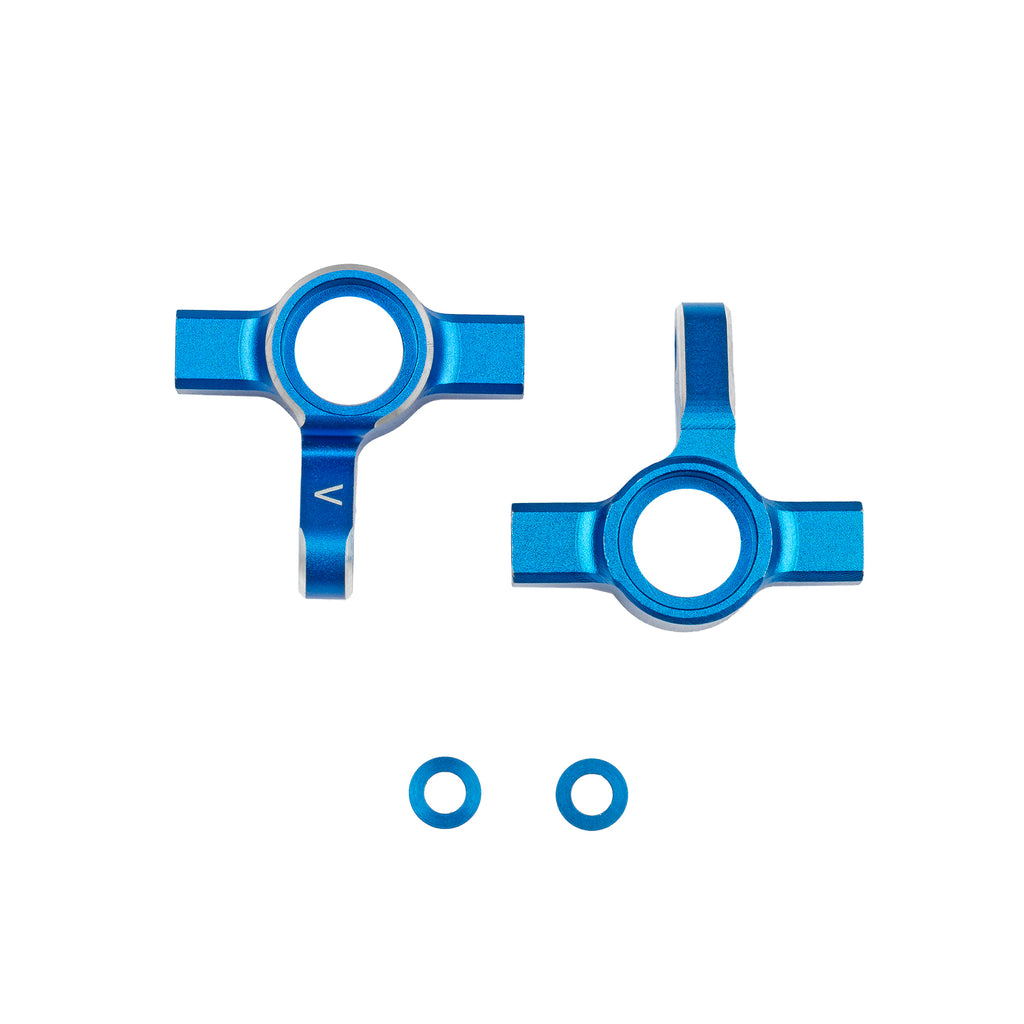 DC10 FT Aluminum Steering Blocks (Front Knuckles) [Associated