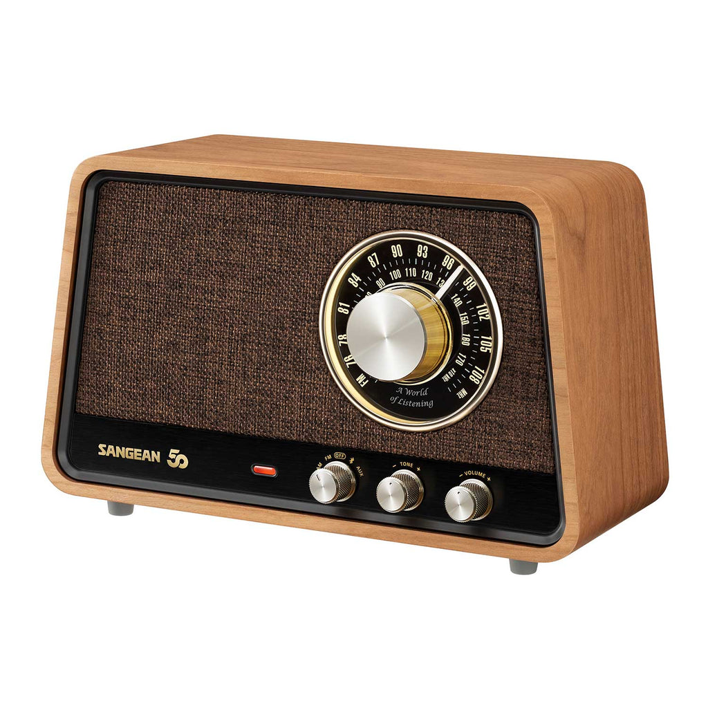 Sangean WR-101・AM/FM/apt X HD Bluetooth/AUX プレミアムウッド